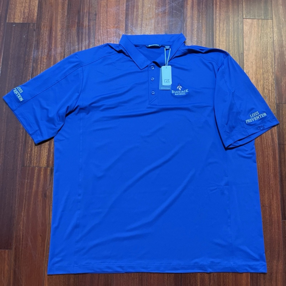 Bluejack National Golf Polo Shirt Mens 4XT Cutter & Buck Loss Prevention NWT